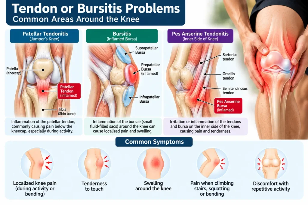 tendon or bursitis problems